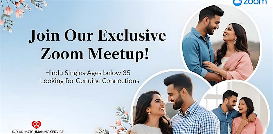 IMMS Meet & Mingle - Indian Matchmaking Service - Zoom Singles Event
